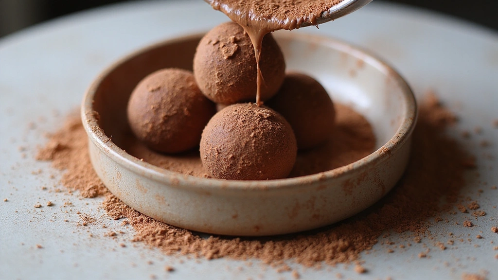 Decadent Choc Ripple Condensed Milk Truffles: A Sweet Indulgence - Step 6: Coat with Cocoa Powder