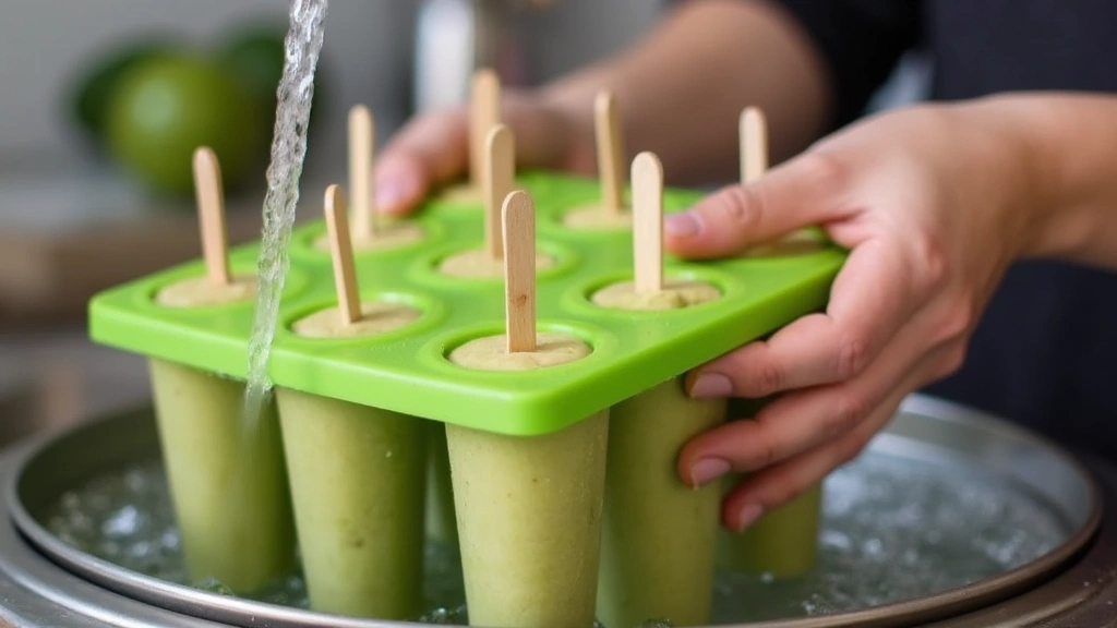 Delicious Avocado Popsicles: A Cool and Nutritious Way to Beat the Heat - Step 6: Remove Popsicles
