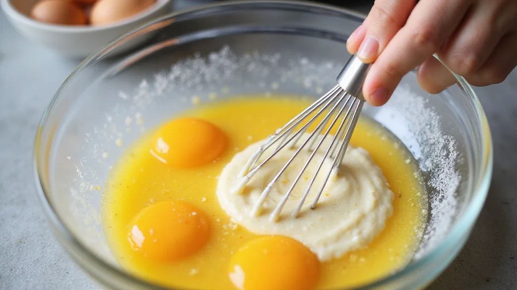Delicious Cottage Cheese Egg Bake: Easy, Flavourful & Nutritious - Step 2: Beat the Eggs
