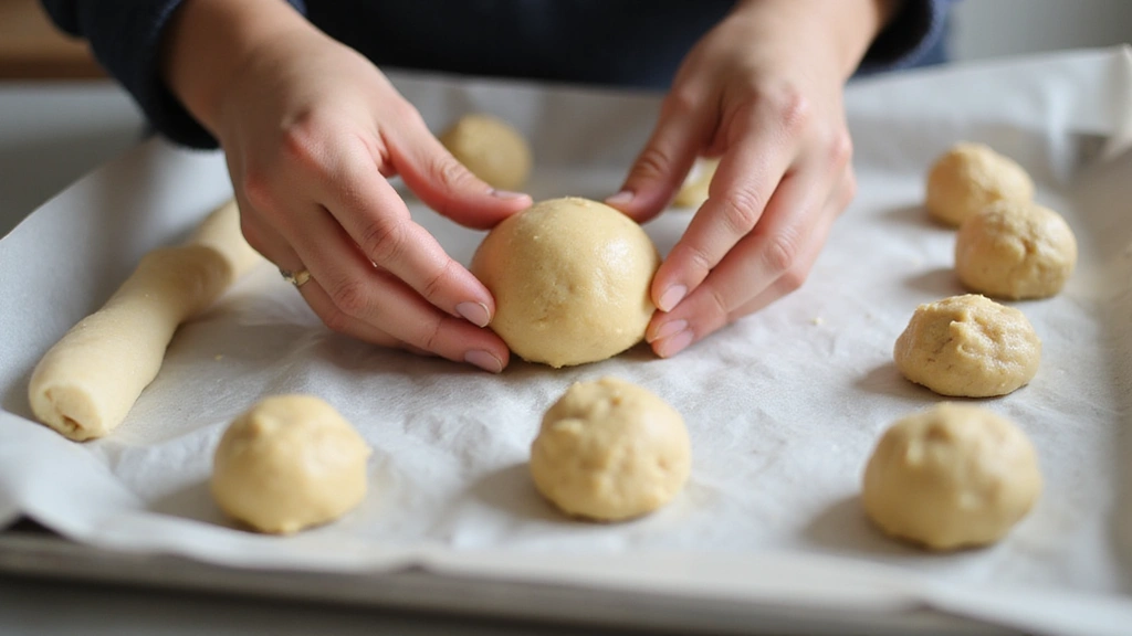 Deliciously Soft Christmas Peppermint Treats: A Festive Recipe - Step 6: Shape the Dough