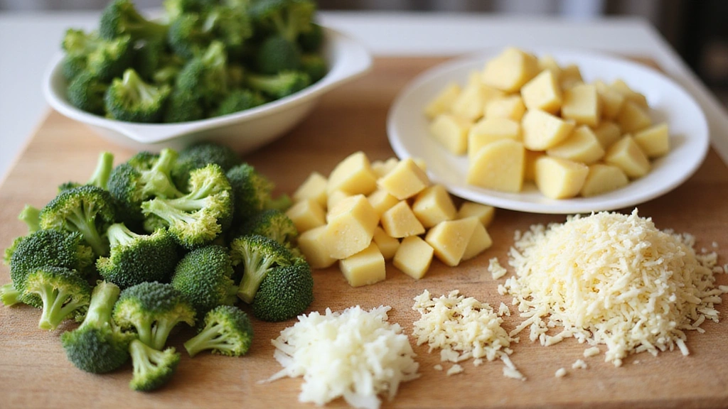 Delightful Creamy Broccoli and Cheesy Potato Soup: Your New Favorite Winter Warmer - Step 1: Prepare Ingredients