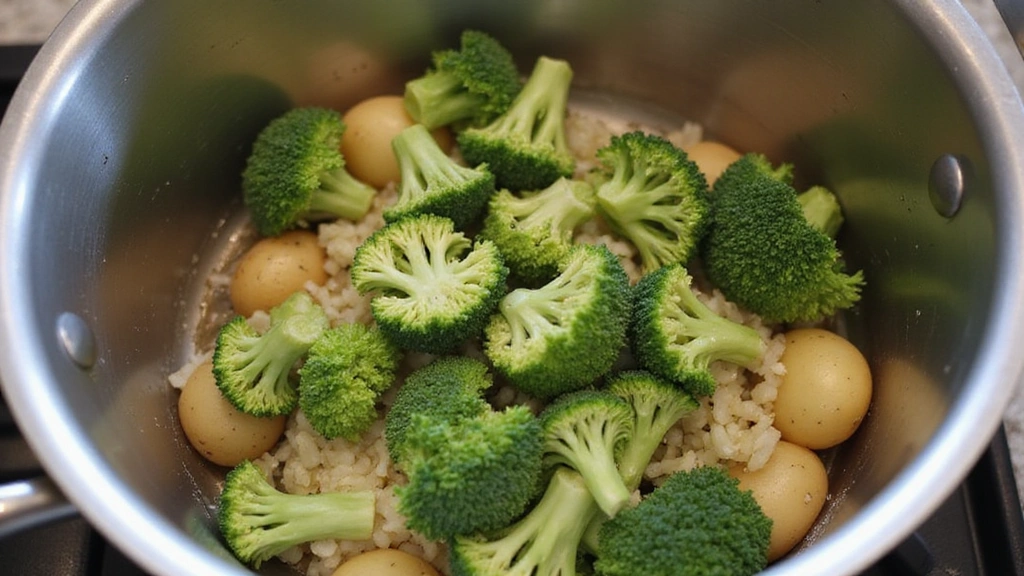 Delightful Creamy Broccoli and Cheesy Potato Soup: Your New Favorite Winter Warmer - Step 3: Add Broccoli and Potatoes