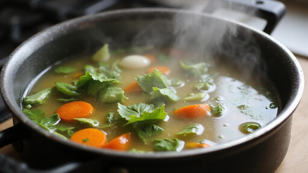 Delightful Creamy Broccoli and Cheesy Potato Soup: Your New Favorite Winter Warmer - Step 4: Pour in Vegetable Broth