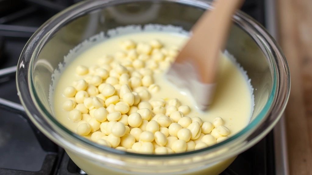 Homemade Almond Bark Recipe: Simple, Delicious, and Perfect for Gifting - Step 2: Melt the White Chocolate