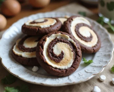 Irresistible Handmade Chocolate Marshmallow Swirl Cookies
