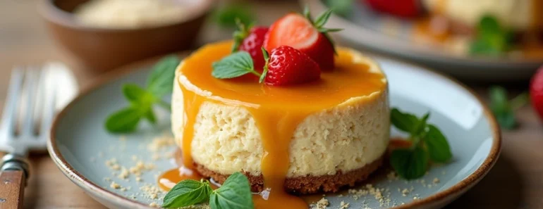 Irresistible No Bake Caramel Cheesecake in 10 Minutes