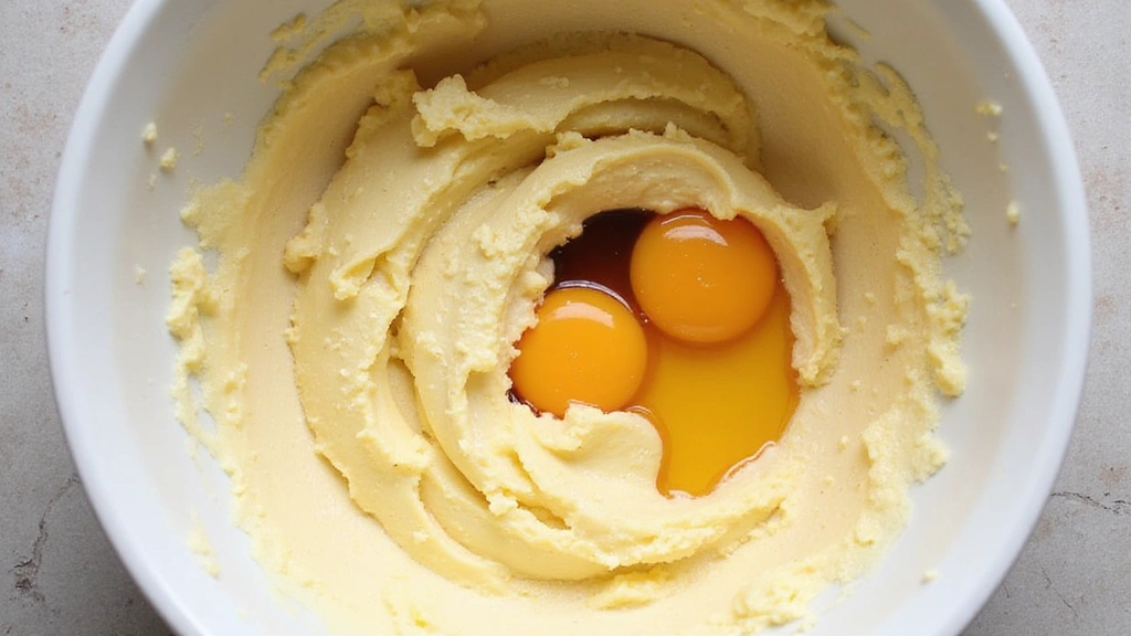 Make Easy Winter Wonderland Chocolate Chip Cookies: Perfectly Festive Treats - Step 3: Add Eggs and Vanilla