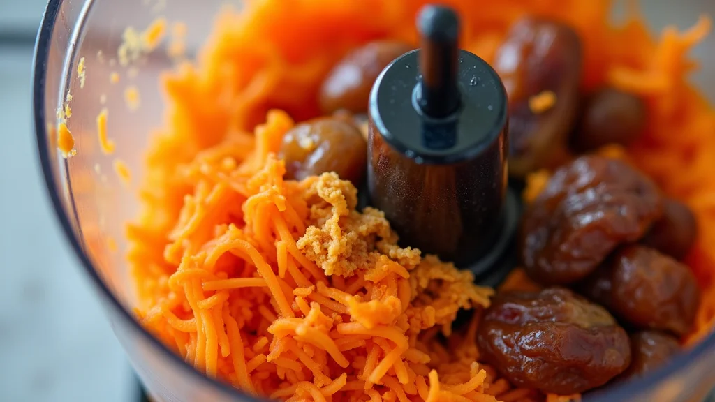 No Bake Carrot Cake Energy Balls: A Healthy Snack You’ll Love - Step 3: Add Carrot and Sweeteners