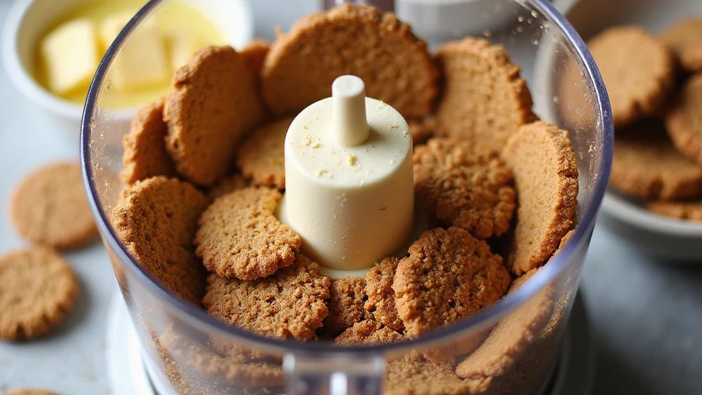 No Bake Gingerbread Cheesecake: A Creamy Twist on Classic Holiday Flavors - Step 1: Prepare the Crust