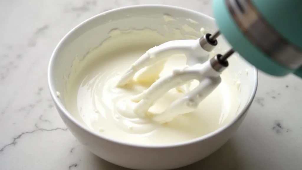 No Bake Gingerbread Cheesecake: A Creamy Twist on Classic Holiday Flavors - Step 4: Whip the Cream