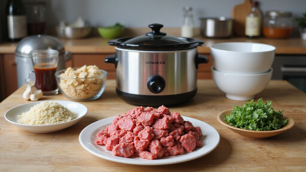 Sweet Chili Meatballs in the Crockpot: A Flavor Explosion - Step 1: Prepare Ingredients