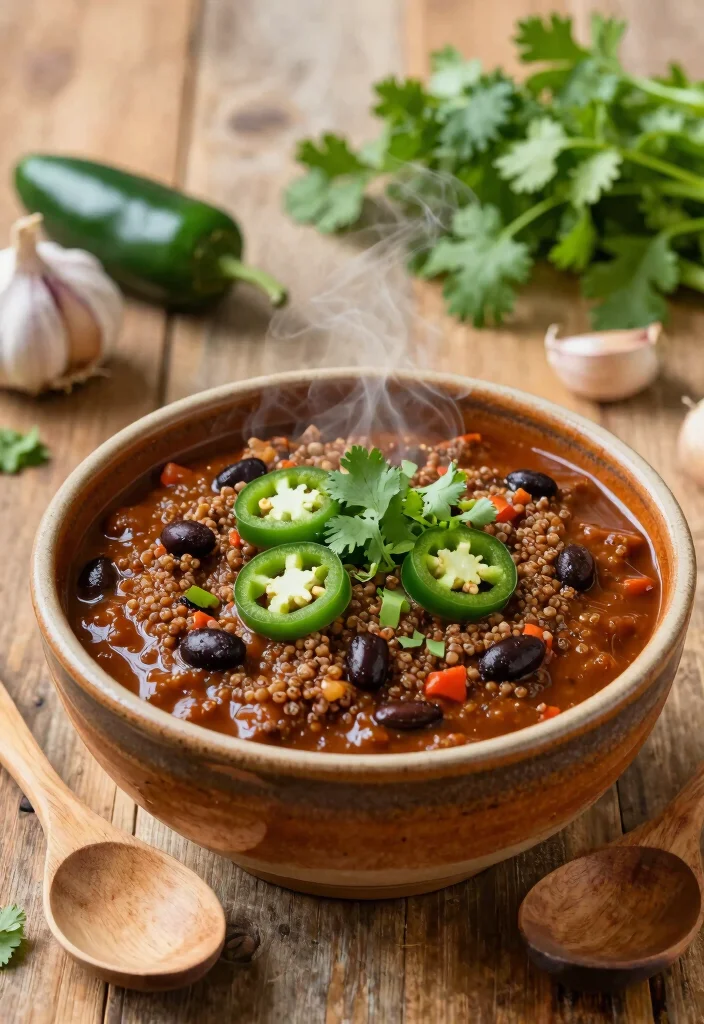 12 Low Calorie High Protein One Pot Recipes That Will Help You Shed Those Extra Pounds! - 1. Spicy Quinoa & Black Bean Chili 1