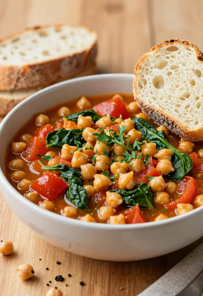 12 Low Calorie High Protein One Pot Recipes That Will Help You Shed Those Extra Pounds! - 3. Mediterranean Chickpea Stew 1