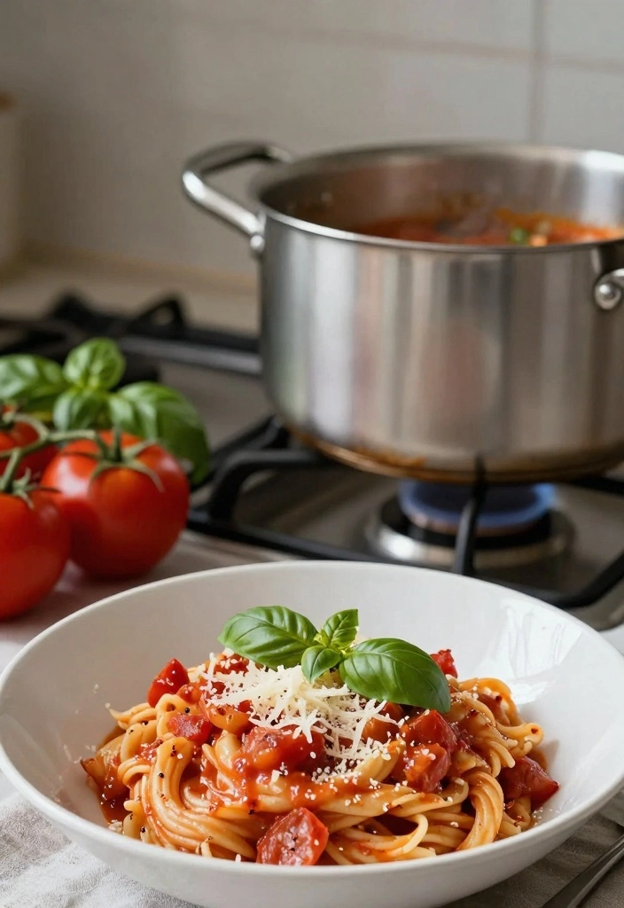 12 One Pot Meals You Can Make in Under 30 Minutes (Family Will Love #5!) - 1. One-Pot Creamy Tomato Basil Pasta