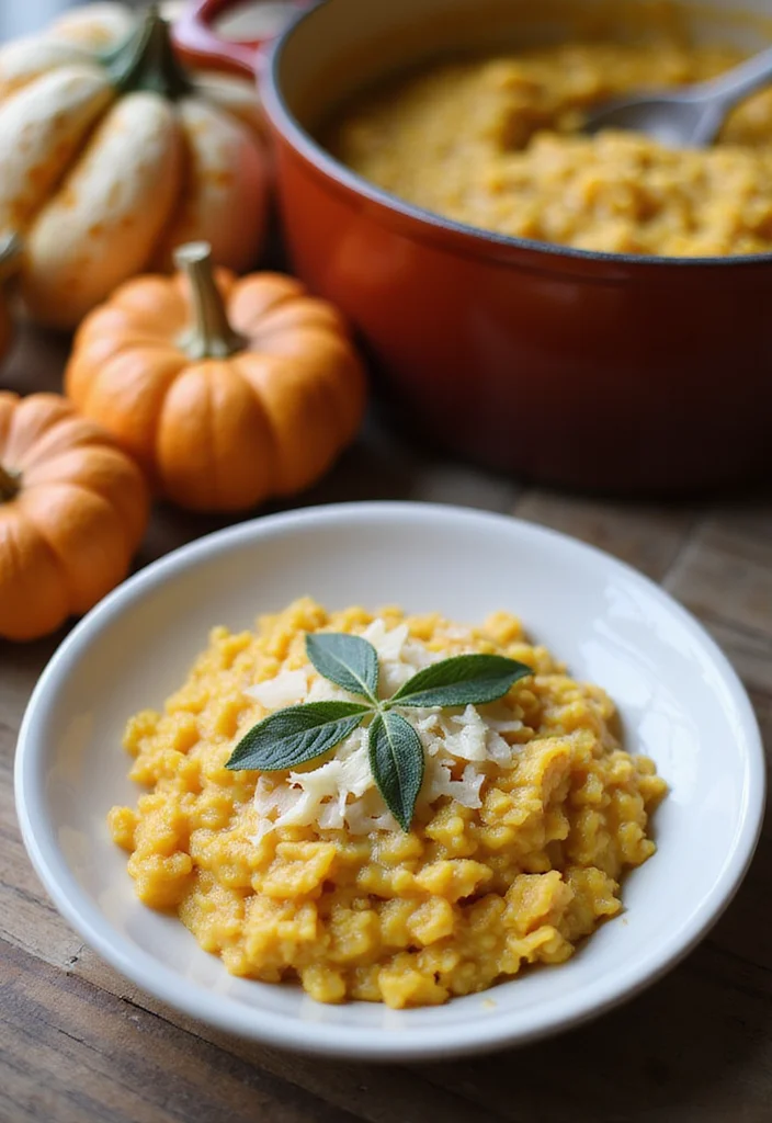12 One Pot Meals You Can Make in Under 30 Minutes (Family Will Love #5!) - 11. One-Pot Pumpkin Risotto