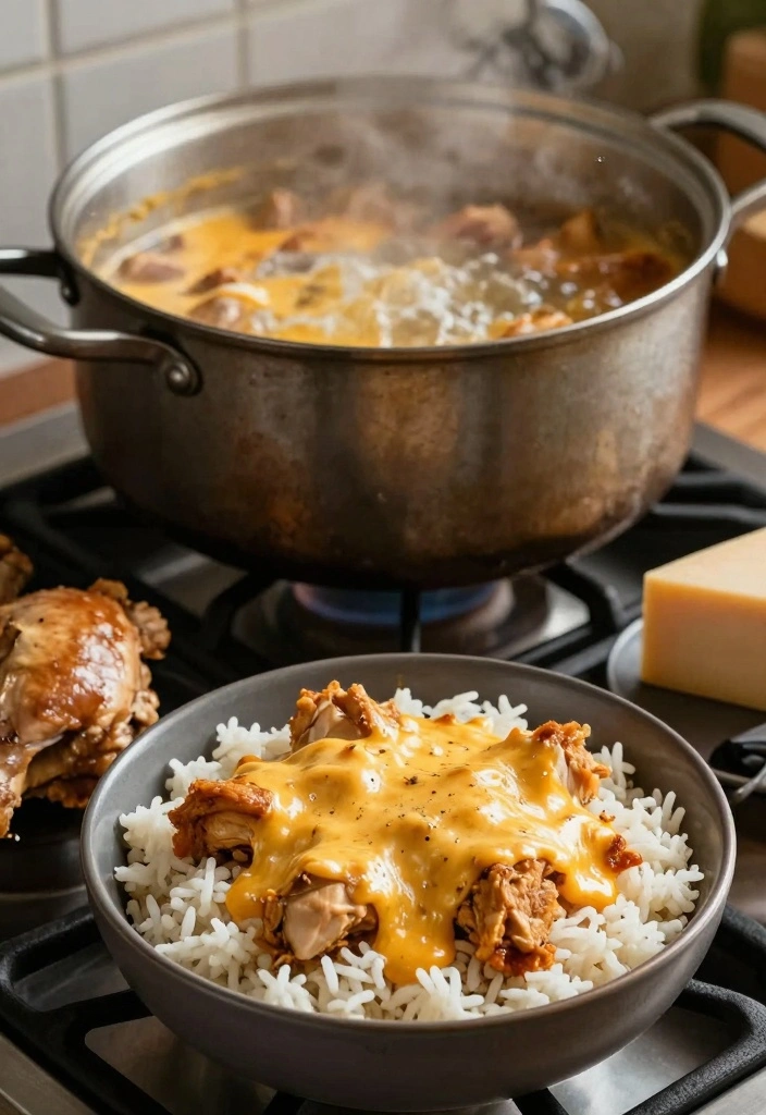 12 One Pot Meals You Can Make in Under 30 Minutes (Family Will Love #5!) - 2. One-Pot Cheesy Chicken and Rice