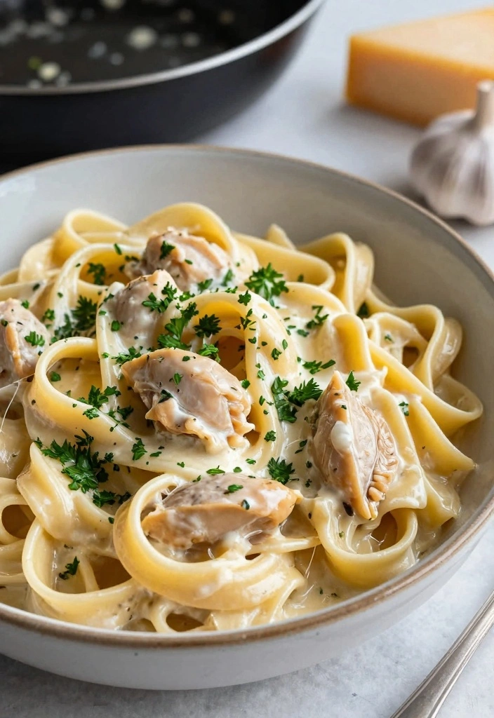 12 One Pot Meals You Can Make in Under 30 Minutes (Family Will Love #5!) - 8. One-Pot Chicken Alfredo Skillet