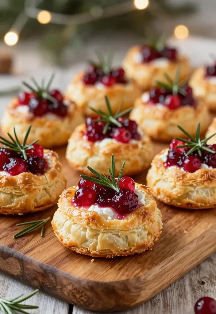 20 Festive Christmas Appetizers That Will Wow Your Guests (You Won't Believe #7!) - 1. Cranberry Brie Bites 1