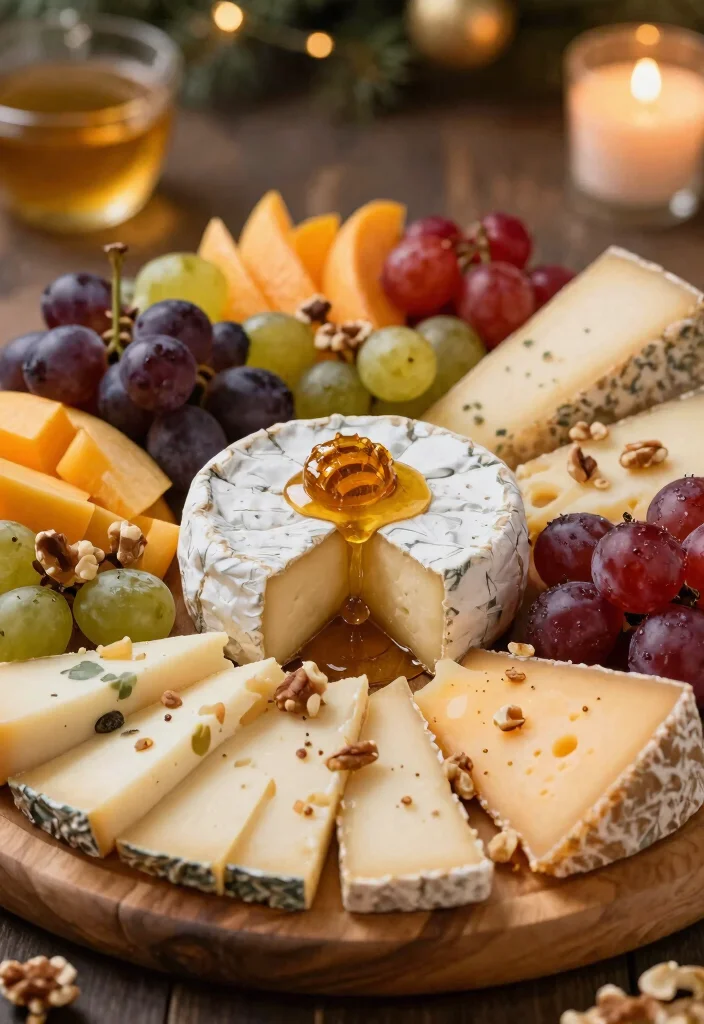 20 Festive Christmas Appetizers That Will Wow Your Guests (You Won't Believe #7!) - 15. Fruit and Cheese Platter 1