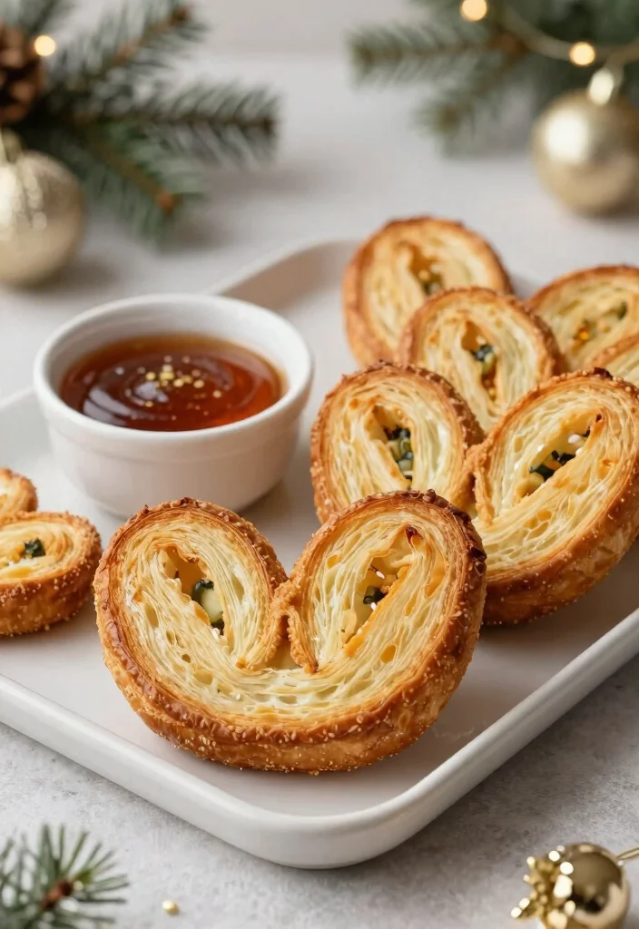 20 Festive Christmas Appetizers That Will Wow Your Guests (You Won't Believe #7!) - 18. Savory Palmiers 1