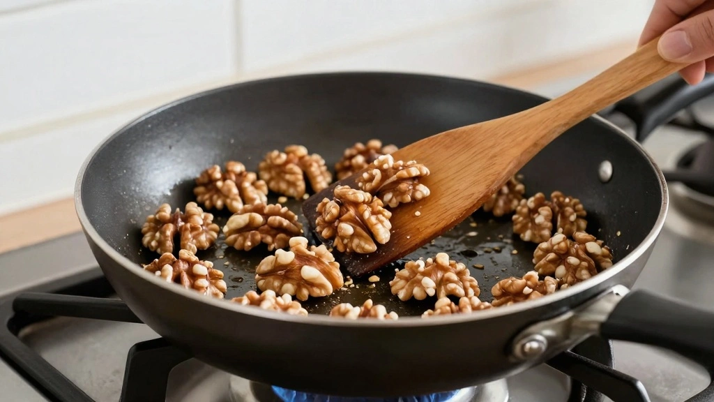Apple Arugula Salad: A Perfect Blend of Sweet and Savory - Step 3: Toast the Walnuts 1