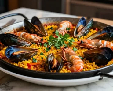 Authentic Seafood Paella: A Spanish Classic
