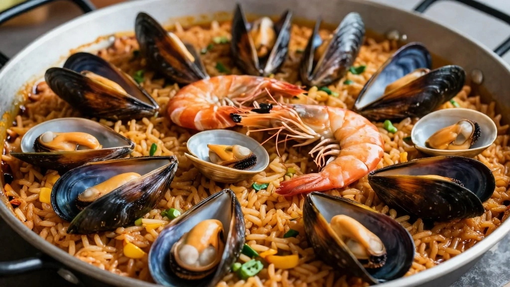Authentic Seafood Paella: A Spanish Classic - Step 5: Add Seafood 1