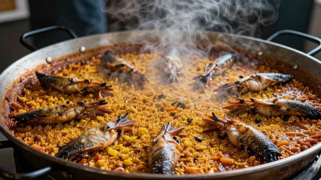 Authentic Seafood Paella: A Spanish Classic - Step 7: Achieve Socarrat 1