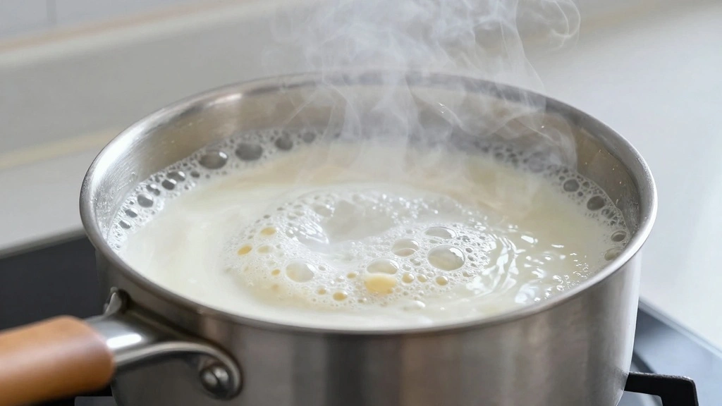 Decadent Hot Chocolate Recipe: Indulgent, Rich, and Oh-So-Good - Step 2: Heat Milk and Cream 1