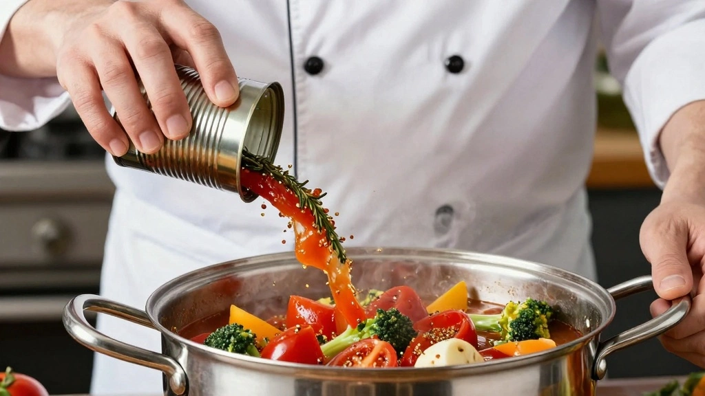 Easy Minestrone Soup Recipe: Packed with Veggies and Flavor - Step 4: Add Tomatoes and Seasonings 1