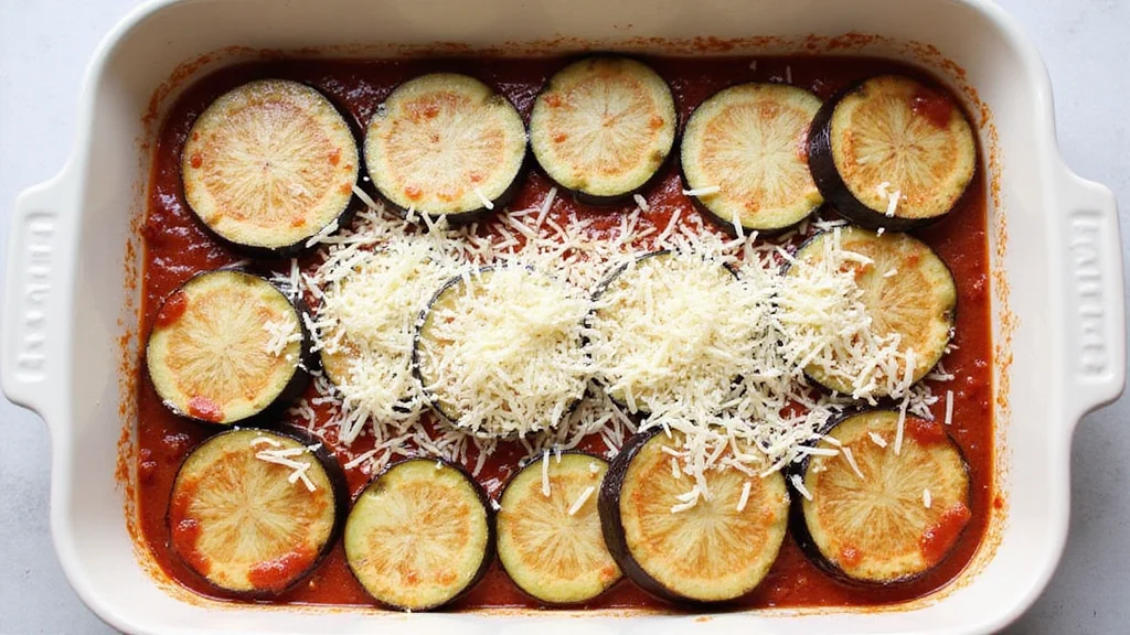 Eggplant Parmesan Bake: A Deliciously Cheesy and Satisfying Dish - Step 6: Assemble the Bake