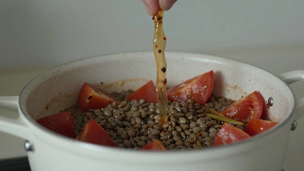 How to Make Hearty Lentil Soup: A Comforting and Nutritious Bowl - Step 6: Add Lentils and Tomatoes 1