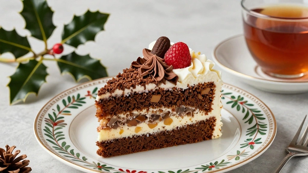 How to Make Retro Christmas Royale Cake: A Festive Classic - Step 12: Serve the Cake 1