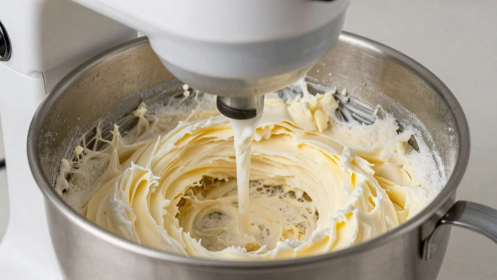 How to Make Retro Christmas Royale Cake: A Festive Classic - Step 3: Cream Butter and Sugar 1