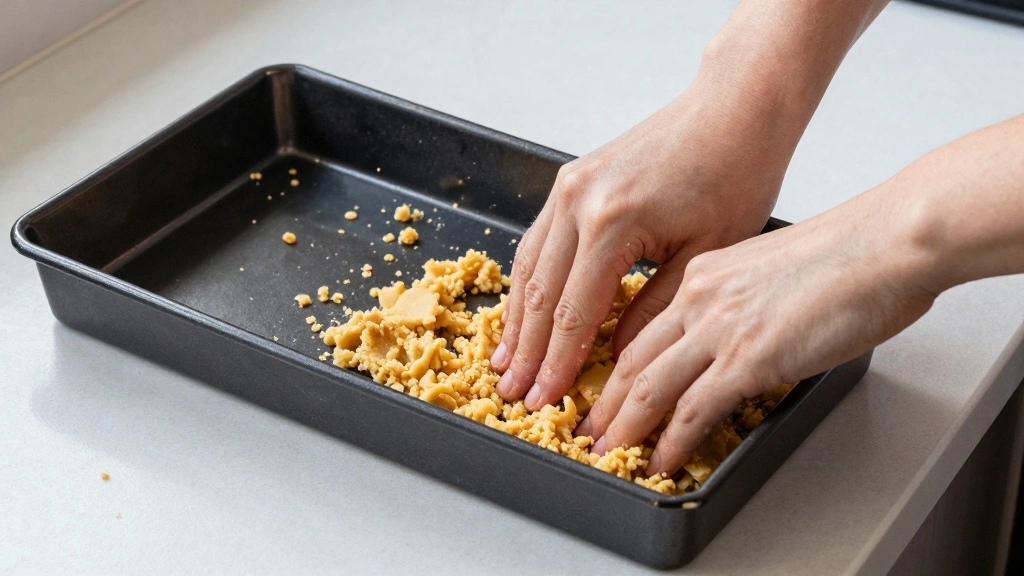 Mango and Salted Caramel Ice Cream Cake: The Perfect Summer Dessert - Step 1: Prepare the Base 1