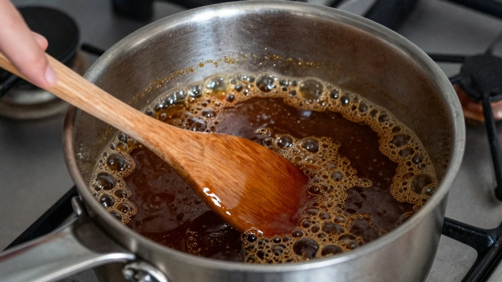 Mango and Salted Caramel Ice Cream Cake: The Perfect Summer Dessert - Step 3: Caramelize the Sugar 1