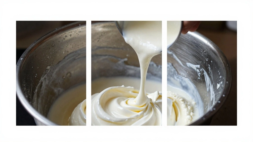 Mango and Salted Caramel Ice Cream Cake: The Perfect Summer Dessert - Step 4: Whip the Cream 1