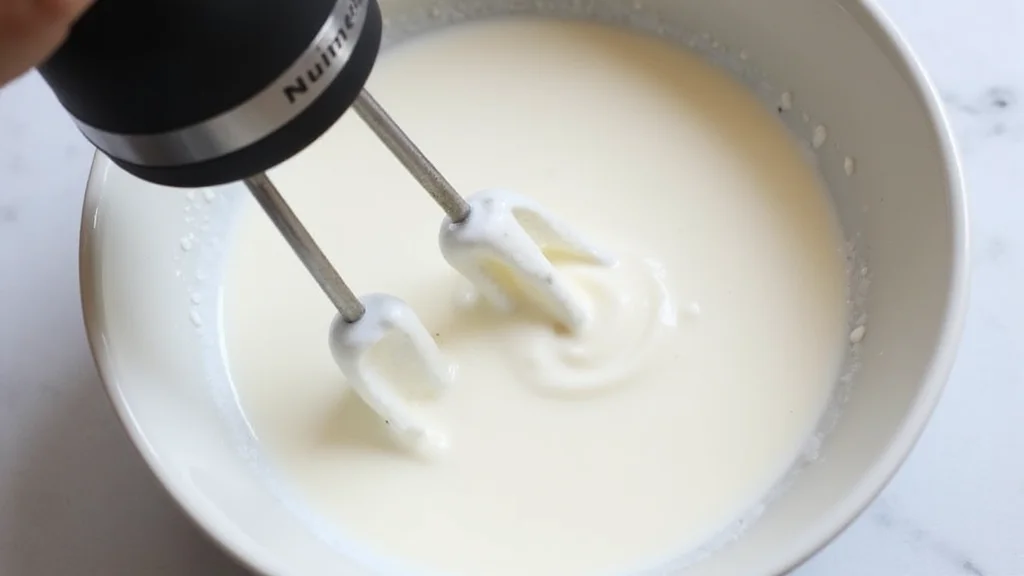No Bake Woolworth Cheesecake: The Ultimate Easy Dessert Recipe - Step 4: Whip the Evaporated Milk