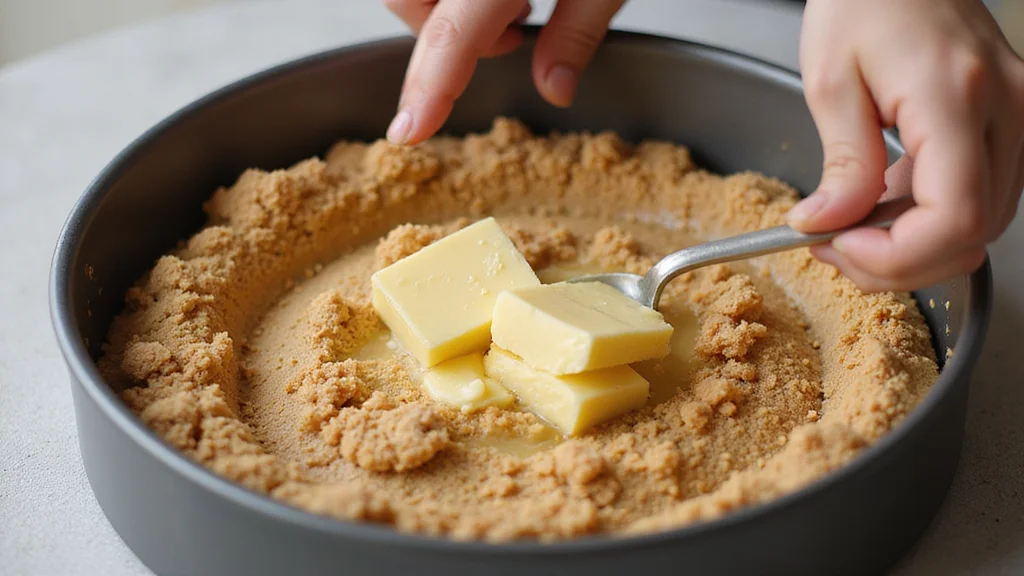 Quick and Creamy No Bake Cheesecake: 4 Ingredients in Just 5 Minutes - Step 1: Prepare the Crust
