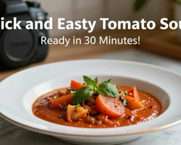 Quick and Easy Tomato Soup: Ready in 30 Minutes!