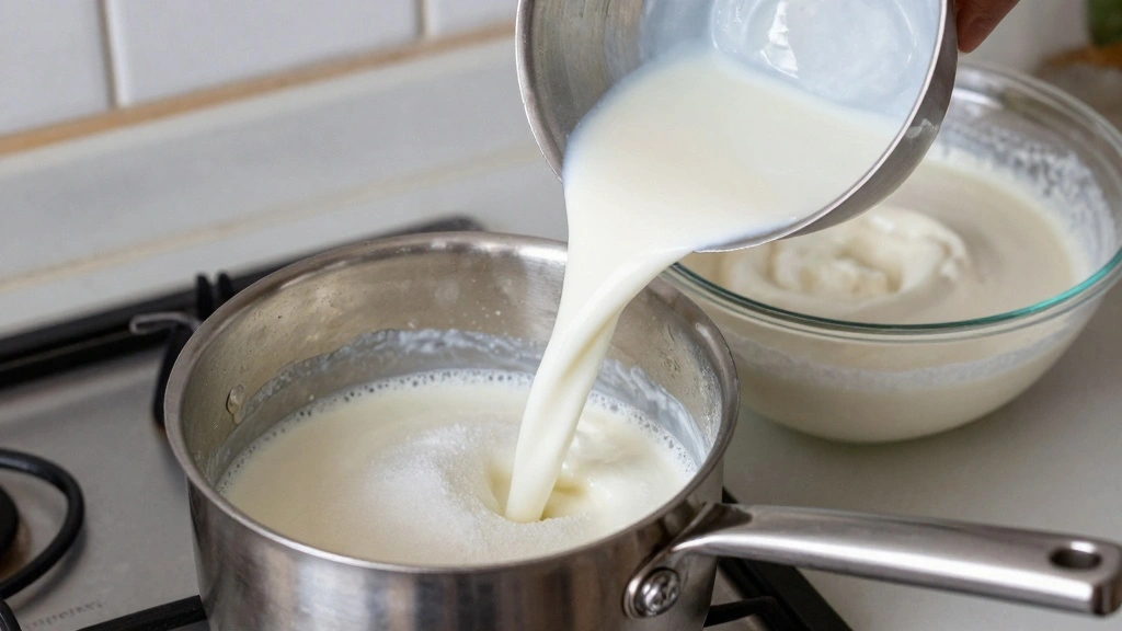 Refreshing Mango Custard Trifle: A Tropical Delight - Step 2: Make the Custard 1