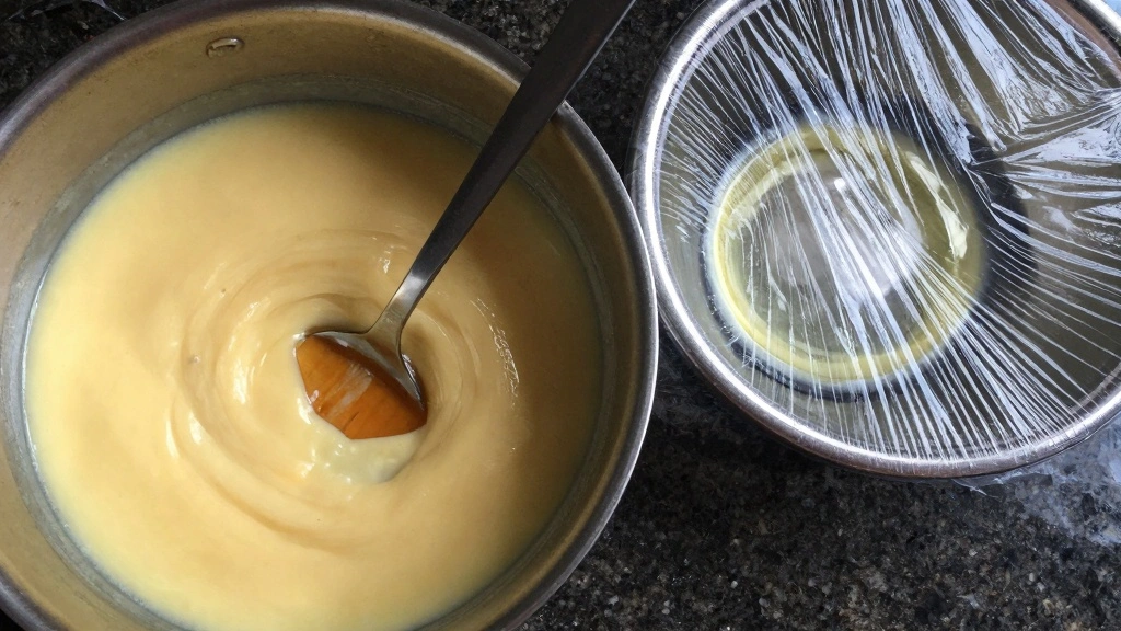 Refreshing Mango Custard Trifle: A Tropical Delight - Step 3: Add Vanilla to Custard 1