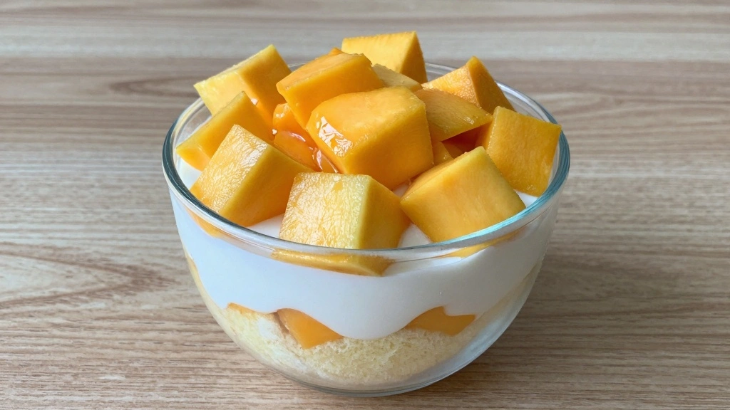 Refreshing Mango Custard Trifle: A Tropical Delight - Step 6: Add Mango Layer 1