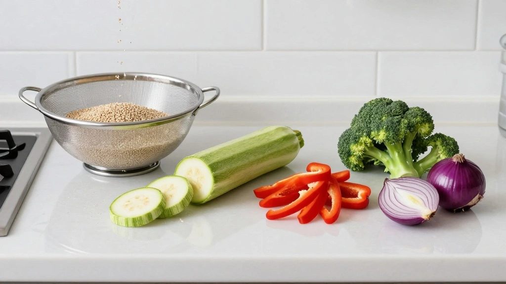 Roasted Vegetable Quinoa Salad: A Healthy and Vibrant Meal - Step 1: Prepare Ingredients 1
