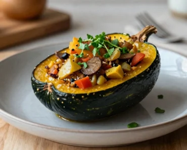 Savory Vegetarian Stuffed Acorn Squash: A Wholesome and Delicious Recipe