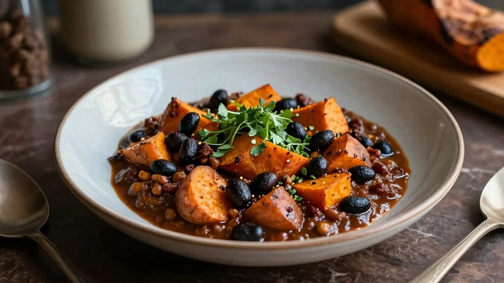 Spicy Sweet Potato and Black Bean Chili: A Hearty Vegan Meal for Cozy Nights - Nest Notion