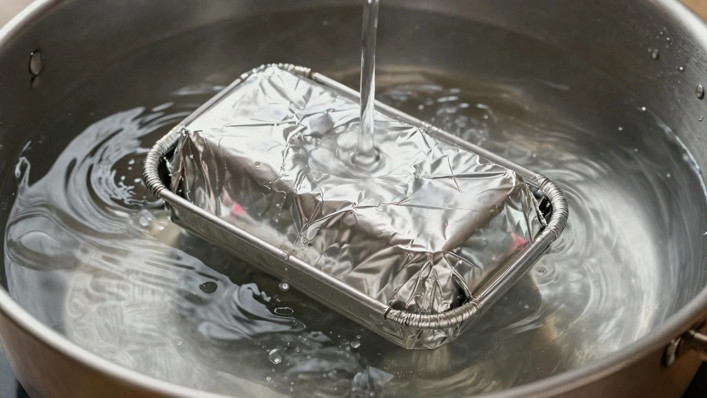 The Ultimate Mango Cheesecake Recipe: Rich, Creamy, and Flavorful - Step 5: Prepare the Water Bath 1