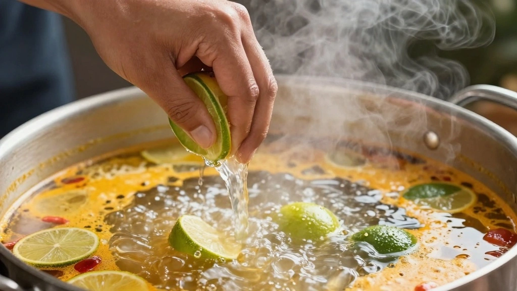Tom Yum Goong Recipe: A Flavor-Packed Journey to Thailand - Step 6: Final Seasoning 1