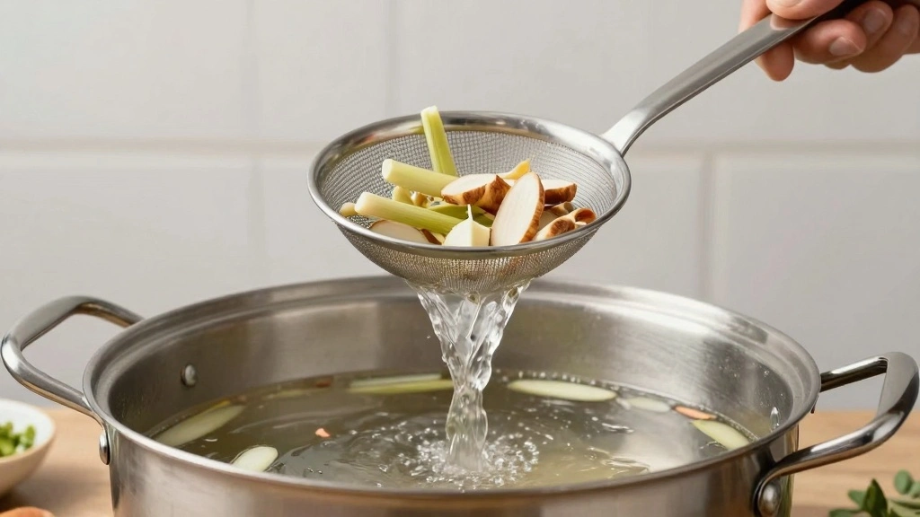 Tom Yum Goong Recipe: A Flavor-Packed Journey to Thailand - Step 7: Strain the Broth 1