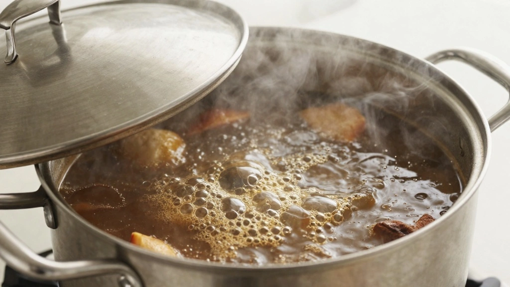 Ultimate Beef Guinness Stew: Comfort Food at Its Finest - Step 7: Add Broth and Simmer 1